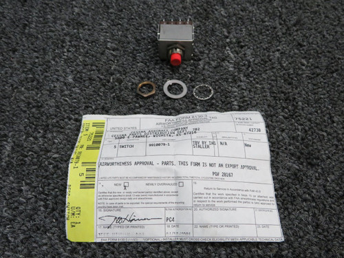 4PB210-T2 (Alt: 9910079-1) Push Button Switch with 8130-3 (New Old Stock)