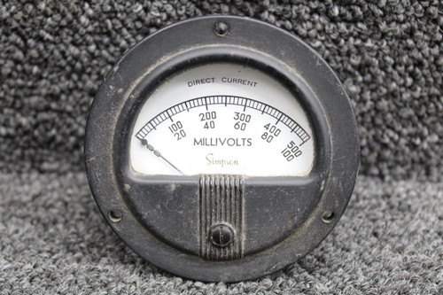 Simpson Electric Direct Current Millivolt Voltmeter Indicator