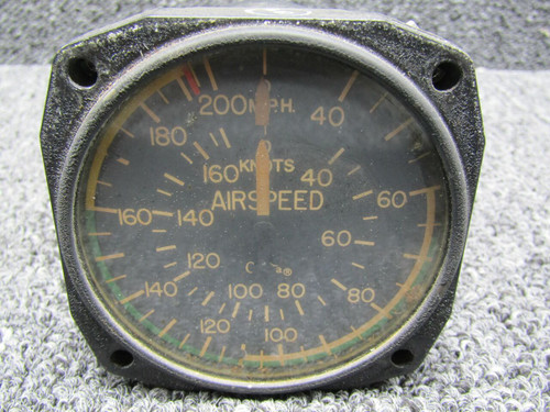 22-696-054 Garwin Airspeed Indicator (0-180 knots) (Discolored Face)