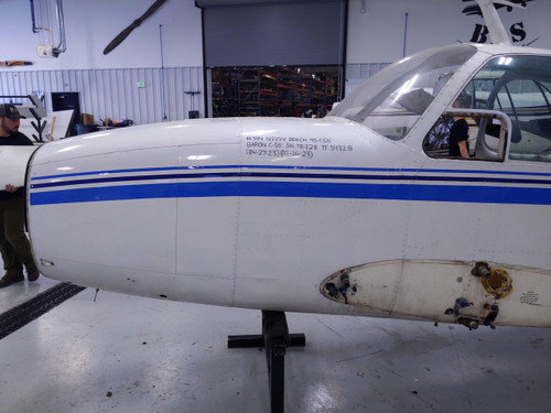 Beechcraft Parts Beechcraft 95-C55 Fuselage With Bill of Sale Airworthiness & Data Tag 