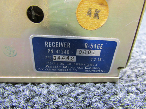 41240-0001 ARC R-546E ADF Receiver with Mods, Core - Bent Face Plate ...