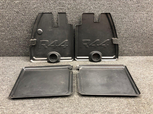 Accu-Form Plastics Aftermarket Plastic Floor Mat Set with Cup Holders, Aft Mats