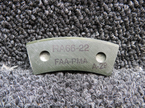 RA66-22 Rapco Brake Lining Set of 2 (New Old Stock)