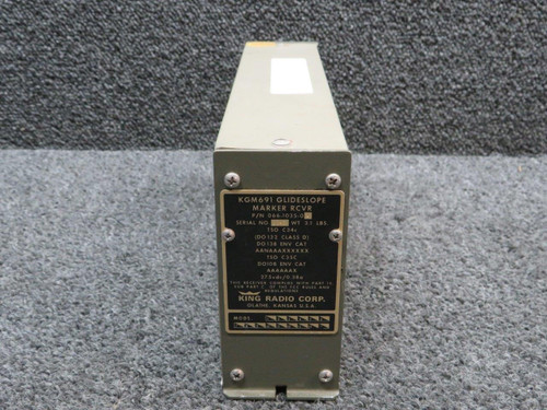 King 066-1035-00 King KGM691 Glideslope Marker Receiver 
