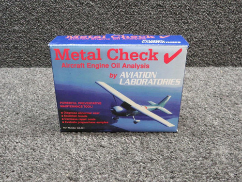 Aviation Laboratories GA-001 Aviation Laboratories Metal Check Engine Oil Analysis (New Old Stock) 