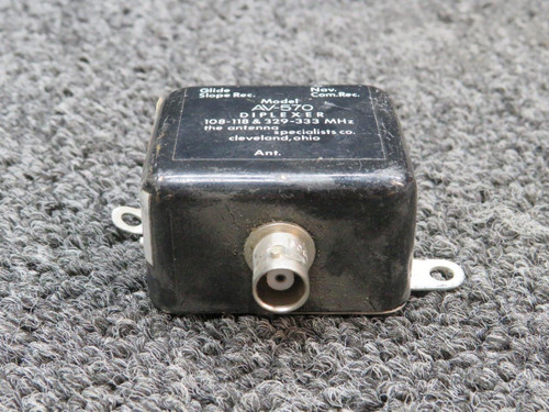 Antenna Specialists AV-570 Antenna Specialist Glideslope-NAV-COMM Receiver Diplexer 