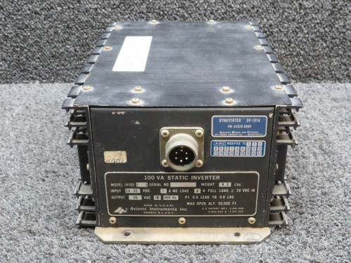 43320-0000 ARC Dynaverter DV-101A 1A100(2A) 100 VA Static Inverter