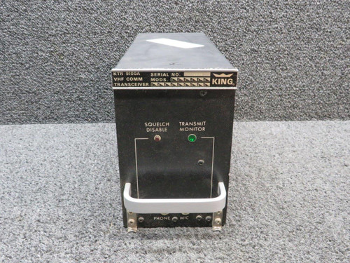 064-1005-02 King Radio KTR-9100A VHF Comm Transceiver