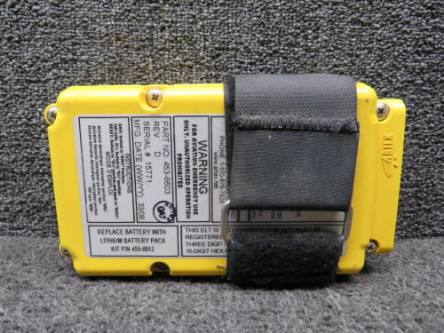 453-6603 Artex ME406 ELT Assembly with Tray, Switch, Antenna, Alerter