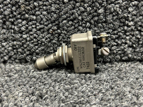MS24612E222 Beechcraft E-55 Avionics 2 Position Toggle Switch Assembly