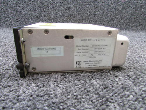 990-3334-301 Baker B1035-FLAE-DHX1 Audio Control System with Mods (28V)
