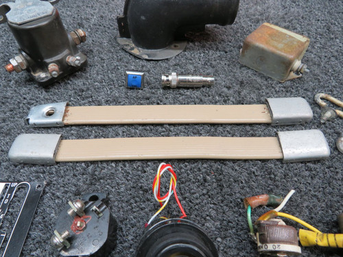 1967 Cessna 177 Goodie Bag with Clips, Brackets, Warning Horn, and Misc