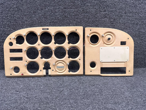 0513445-13, 0513445-36 Cessna 172N Instrument Shock Panel Cover LH and RH