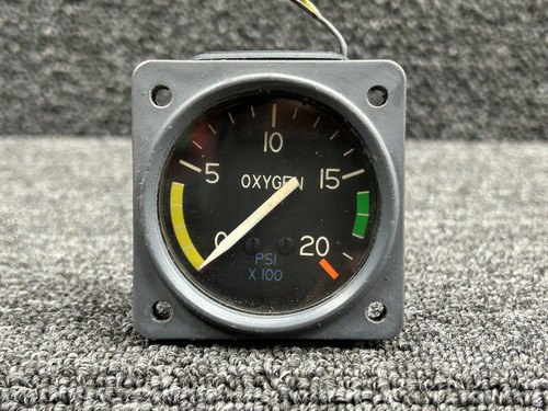 40-480-0101 (Alt: C668512-0101) Aerosonic Corp Oxygen Pressure Gauge (Lighted)