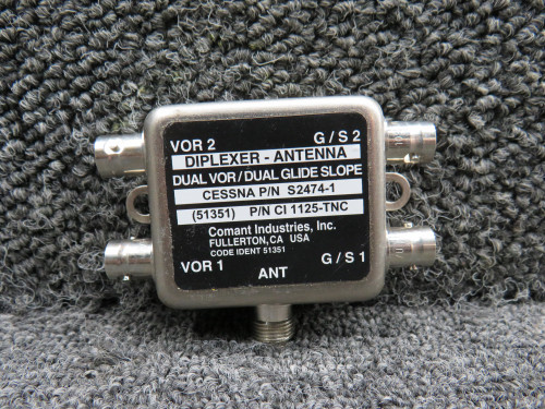 CI-1125-TNC (Alt: S2474-1) Comant Antenna VOR, GS Diplexer