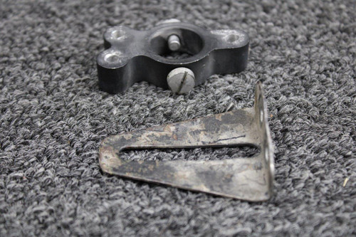 23245-000, 21380-000 Piper PA24-250 Rudder Trim Screw Block and Bracket