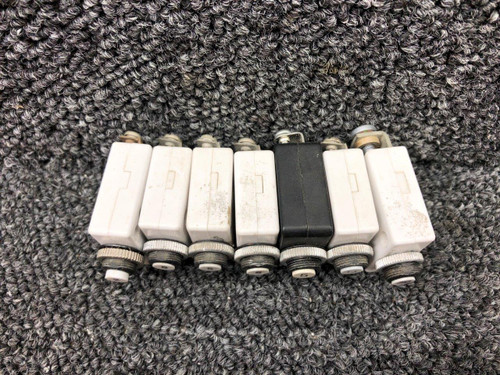 Mechanical Products Push to Reset Circuit Breaker Set (Amps: 2, 5, 10, 50)