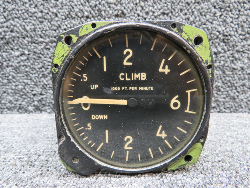 133 (Alt: AN-5825) Karnish Rate of Climb Indicator (Discolored Dial)