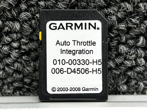 Garmin 010-00330-H5 Garmin Autothrottle Integration Data Card (Applicable Years: 03-08) 
