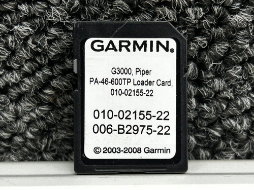 Garmin 010-02155-22 Garmin G3000 Piper PA46-600TP Loader Data Card (Years: 03-08) 