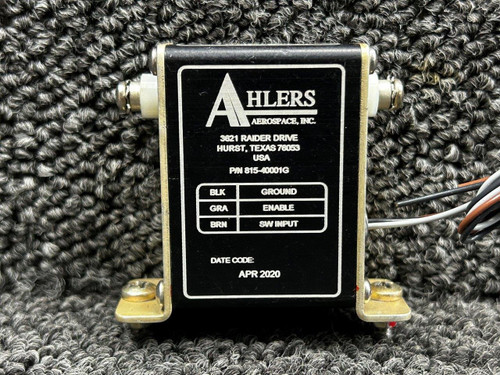 Ahlers Aerospace Inc 815-40001G (Alt: PS50203-1) Ahlers Aerospace Inc Electronic Solid-State Switch 