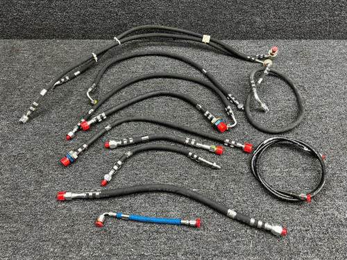 Pratt and Whitney Pratt & Whitney PT6A-42A Air Conditioning Hose Set (Black) 