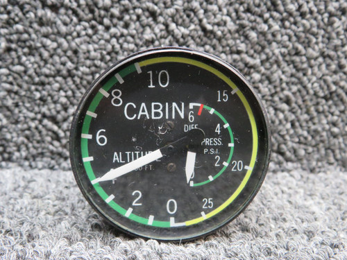 11-206-1 (Alt: 50589) UMA Cabin Altitude Pressure Indicator