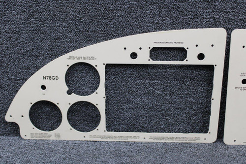 660029-521, 660029-519 Aerostar 601P Instrument Panel Set Upper LH and RH