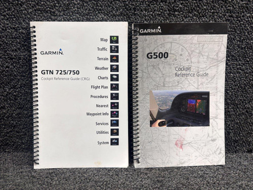 190-01102-03, 190-01007-04 Garmin G500 Cockpit Reference Guides (CRG)