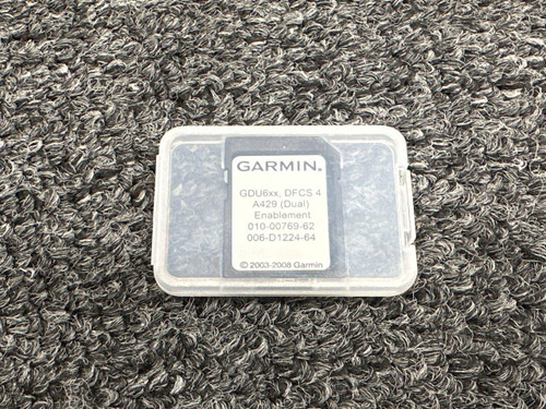010-00769-62 Garmin GDU6XX DFCS 4 A429 Supplemental Data Card