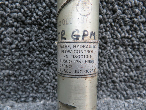 980C13-1 (Alt: H988) Ausco Hydraulic Flow Control Valve