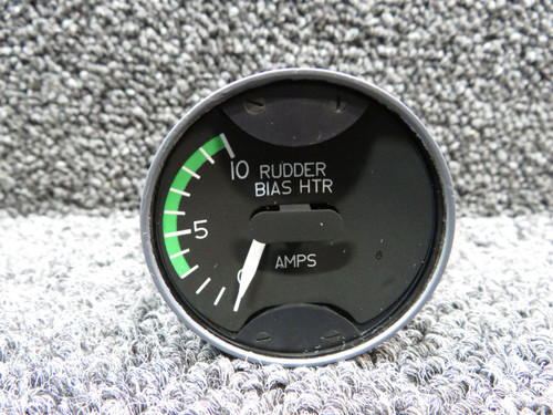 124.1094-4 (Alt: 9914090-5) Kratos Rudder Bias Heater Ammeter Indicator (0-10A)