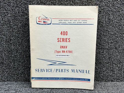 D4564-13 Cessna 400 Series RNAV Service, Parts Manual (Year: 1976)