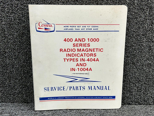 D4583-13 Cessna 400, 1000 Series Radio Magnetic Indicator Service, Parts Manual