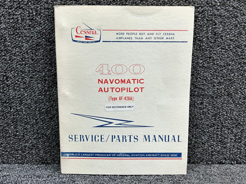 D4514-13 Cessna 400 Navomatic Autopilot Service, Parts Catalog (Year: 1973)