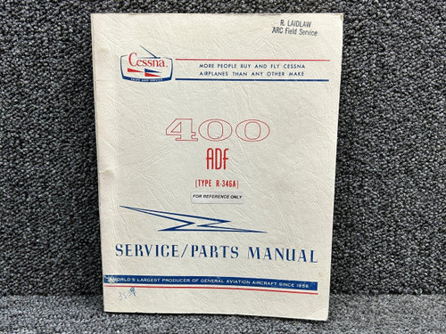 D4507-13 Cessna 400 Automatic Direction Finder Service, Parts Manual (1973)