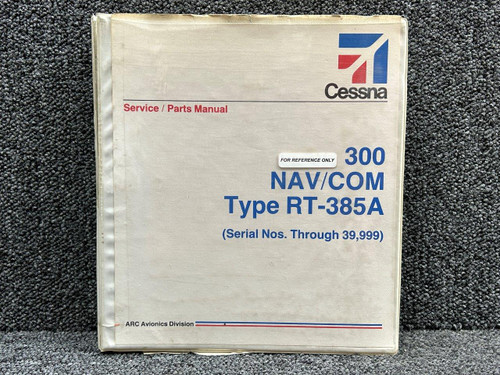 Cessna 300 Navigation, Communication Service, Parts Manual (Year: 1982)