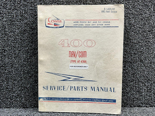 D4542-13 Cessna 400 Navigation, Communication Service, Parts Manual (1974)