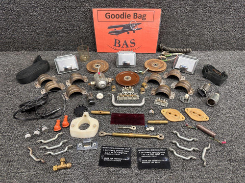 1975 Beechcraft C23 Goodie Bag (Pullies, Solenoid, Light Bulbs, Etc.)