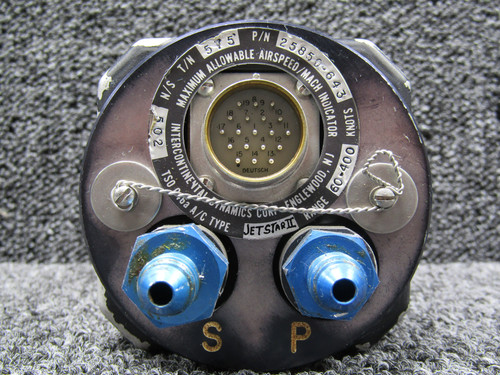 575-25850-643 Intercontintal Dynamics Max Allowable Airspeed Indicator with Mods