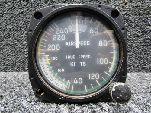 8130 United Instruments True Airspeed Indicator (Code: B.248) (Foggy Glass)