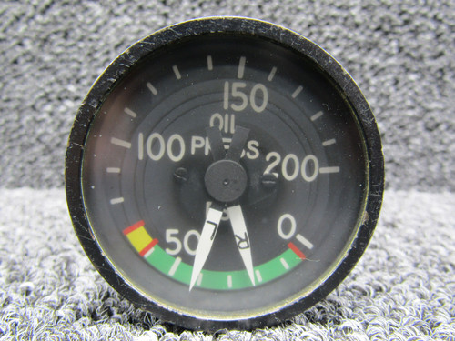 S208-5 Learjet Dual Oil Pressure Indicator