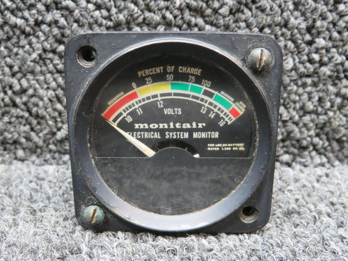 Monitair 562-444 Monitair Electrical System Monitor Indicator (Volts: 9-17) 