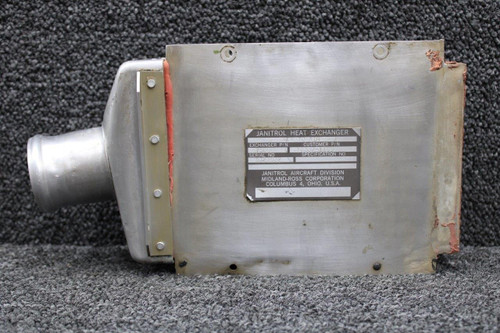Janitrol 75D98 (Alt: 12337-1189) Continental TSIO-360-C Janitrol Heat Exchanger w Adapter 