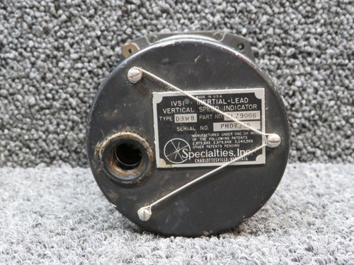 ASI  SLZ9066 ASI. Inertial Lead Vertical Speed Indicator Type D3WB 