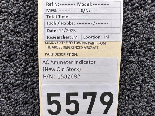 1502682 AC Ammeter Indicator (New Old Stock)