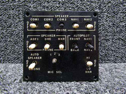 ASP310A Sidetone Audio Panel (Missing Knob)