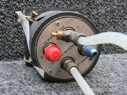 IU028-204-8 (Alt: 96-384069-1) Edo Aire Dual Fuel Flow Indicator