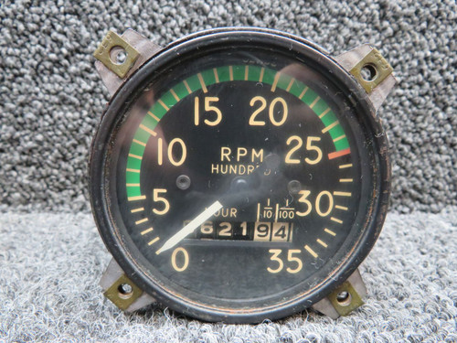 Mechanical Recording Tachometer Indicator (Hours: 9621.94)