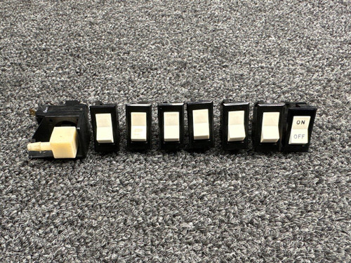 S2160-1, 3E17D8-000-3 Carling Rocker Switch (Set of 8)
